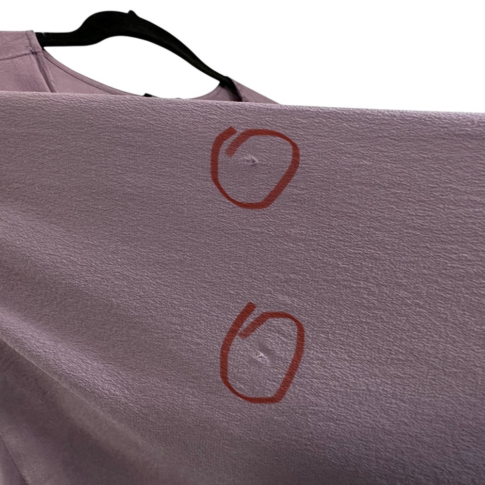 Eileen Fisher Womens Silk Linen Open Front Drape Cardigan Top Sz 2X Purple - Picture 5 of 8